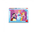 Puzzle Disney Odvážné princezny 24 dílků 26x18cm v krabici 27x19x4cm