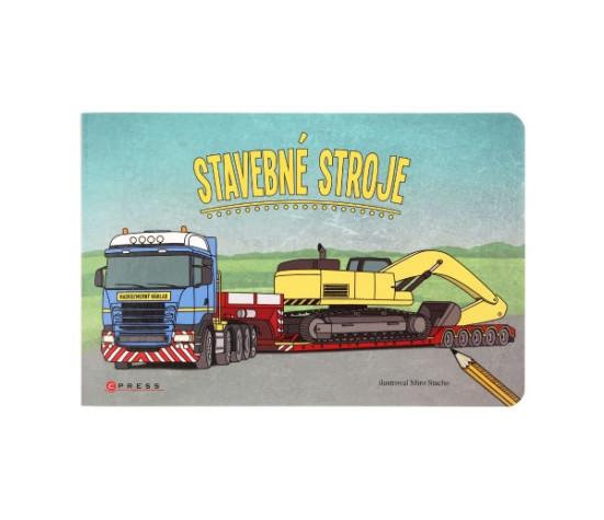 Kniha Stavebné stroje SK verzia 24x16cm 24m+