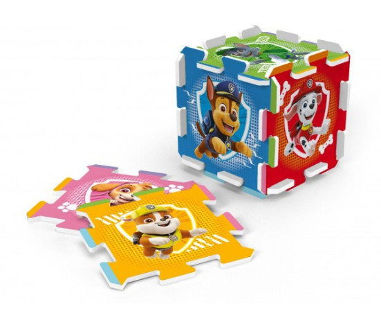 Pěnové puzzle Tlapková patrola/Paw Patrol 32x32x1cm 8ks ve fólii 0m+