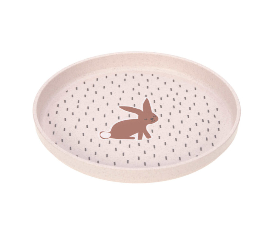 Plate PP/Cellulose Little Forest rabbit