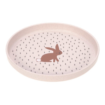 Plate PP/Cellulose Little Forest rabbit