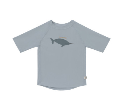 Short Sleeve Rashguard 2023 whale light blue 07-12 mon.