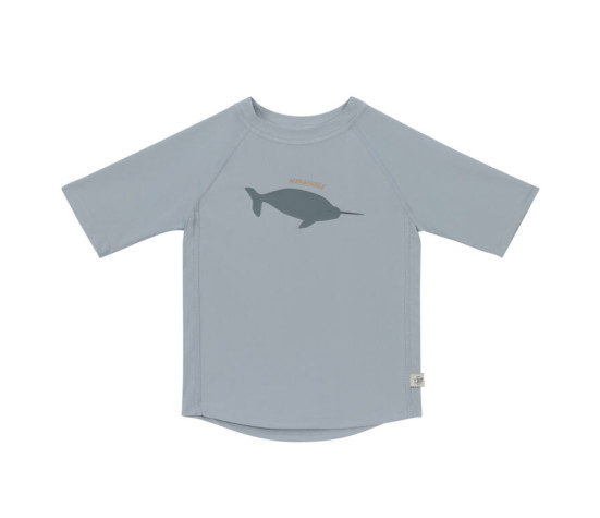 Short Sleeve Rashguard 2023 whale light blue 07-12 mon.