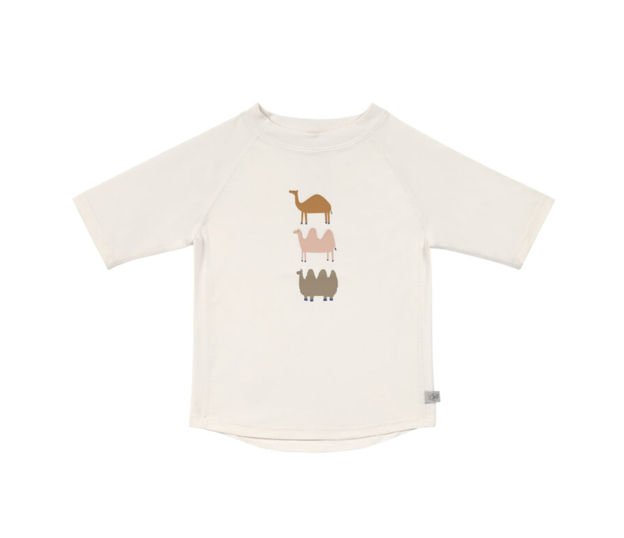 Short Sleeve Rashguard camel nature 07-12 mon.