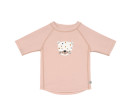 Short Sleeve Rashguard leopard pink 07-12 mon.