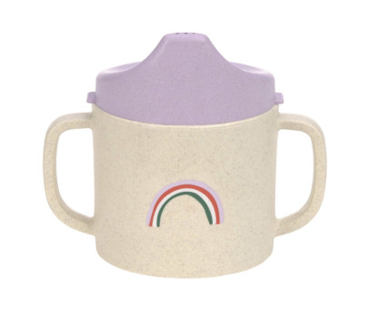 Sippy Cup PP/Cellulose Happy Rascals Heart lavender