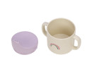 Sippy Cup PP/Cellulose Happy Rascals Heart lavender