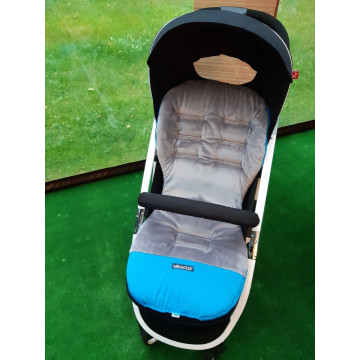 ESITO Podložka do kočárku Soft Bamboo - tyrkysová / UNI