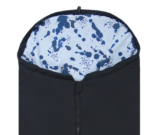 Fusak 2v1 Cocoon Softshell Black + Blue Splash