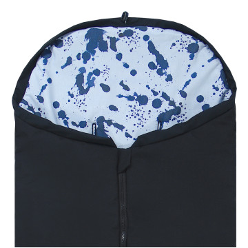 Fusak 2v1 Cocoon Softshell Black + Blue Splash