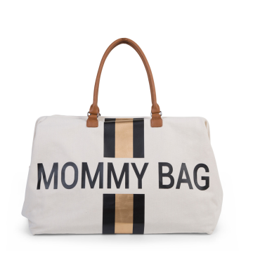 Přebalovací taška Mommy Bag Off White / Black Gold