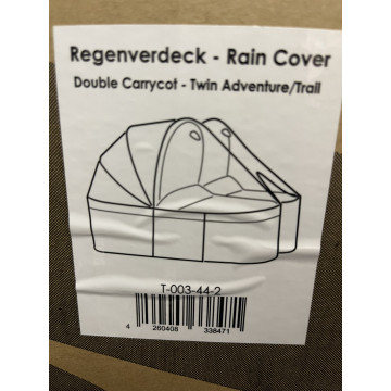 TFK Pláštěnka - Raincover Double Carrycot - Twin Adventure/Trail - T003-44-2