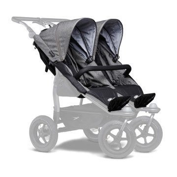 Tfk stroller seats duo - sportovní sedačky Premium grey T-D1-S-415