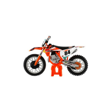 Motorka Bburago KTM 450 SX-F Factory Edition (2018) kov/plast 12cm 12ks v boxu