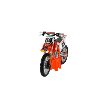 Motorka Bburago KTM 450 SX-F Factory Edition (2018) kov/plast 12cm 12ks v boxu