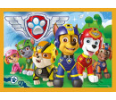 Puzzle 4v1 Prázdniny Tlapková Patrola/Paw Patrol 28,5x20,5cm v krabici 28x28x6cm