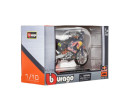 Motorka Bburago KTM 450 Rally (Dakar Rally) kov/plast 12cm v krabičce 17x11x7cm