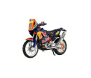 Motorka Bburago KTM 450 Rally (Dakar Rally) kov/plast 12cm v krabičce 17x11x7cm