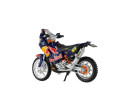 Motorka Bburago KTM 450 Rally (Dakar Rally) kov/plast 12cm v krabičce 17x11x7cm