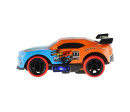 Auto RC sportovní plast 2,4GHz 13cm na baterie oranžové v krabici 24x12x14cm