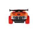 Auto RC sportovní plast 2,4GHz 13cm na baterie oranžové v krabici 24x12x14cm