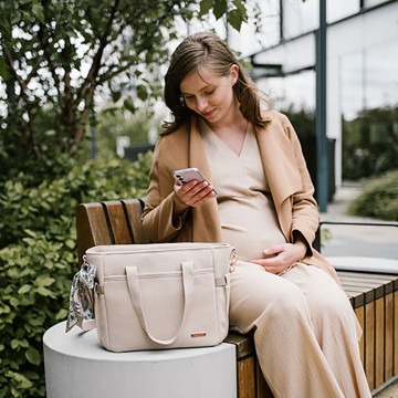 Stylová taška na kočárek CARMEN Baby Ono béžová