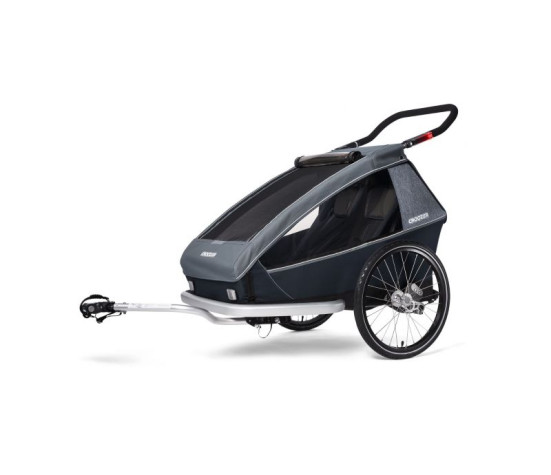 CROOZER KID FOR 2 PLUS Vaaya GRAPHITE BLUE VÝPRODEJ