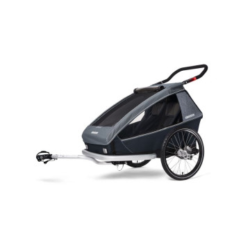 CROOZER KID FOR 2 PLUS Vaaya GRAPHITE BLUE VÝPRODEJ