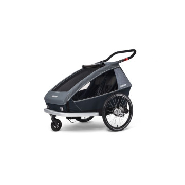 CROOZER KID FOR 2 PLUS Vaaya GRAPHITE BLUE VÝPRODEJ