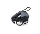 CROOZER KID FOR 2 PLUS Vaaya GRAPHITE BLUE VÝPRODEJ