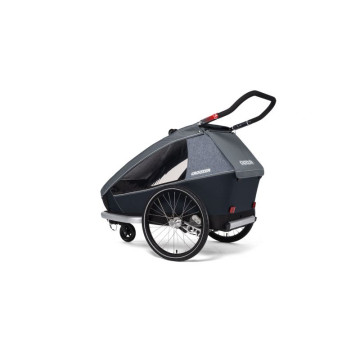 CROOZER KID FOR 2 PLUS Vaaya GRAPHITE BLUE VÝPRODEJ