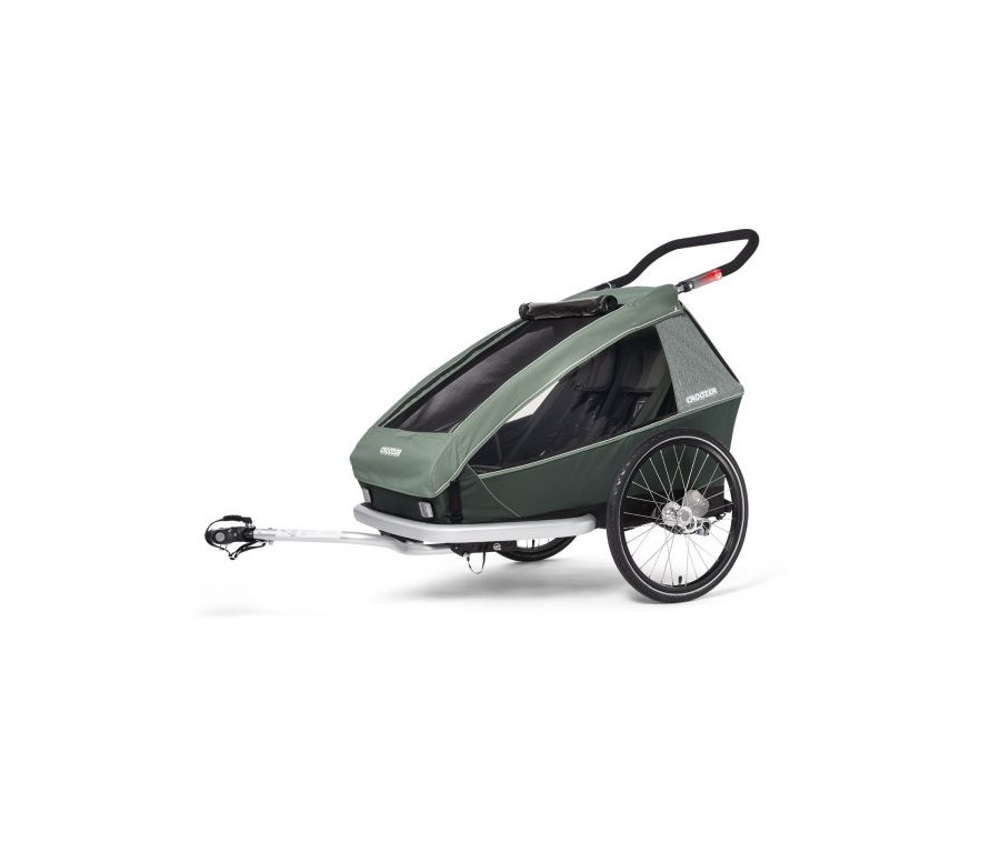 CROOZER KID FOR 2 PLUS Vaaya JUNGLE GREEN VÝPRODEJ