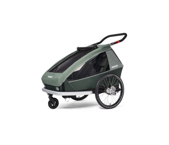 CROOZER KID FOR 2 PLUS Vaaya JUNGLE GREEN VÝPRODEJ