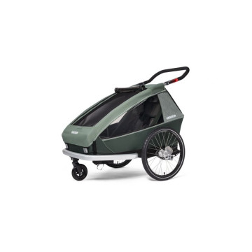 CROOZER KID FOR 2 PLUS Vaaya JUNGLE GREEN VÝPRODEJ