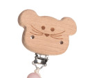 Soother Holder Wood/Silicone 2023 Little Chums mouse