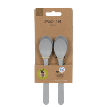 Spoon Set Geo 2023 grey-blue