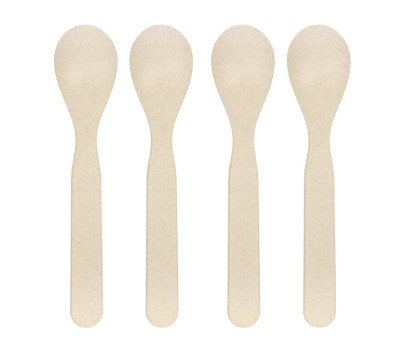 Spoon Set PP/Cellulose Happy Rascals Heart lavender