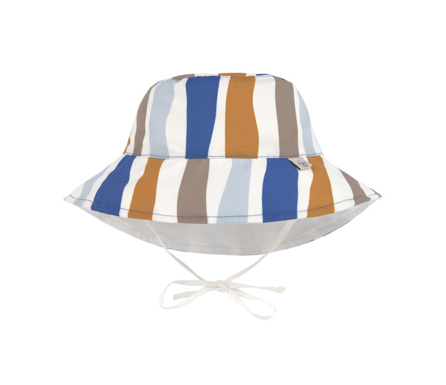 Sun Protection Bucket Hat waves blue/nature 07-18 mo.