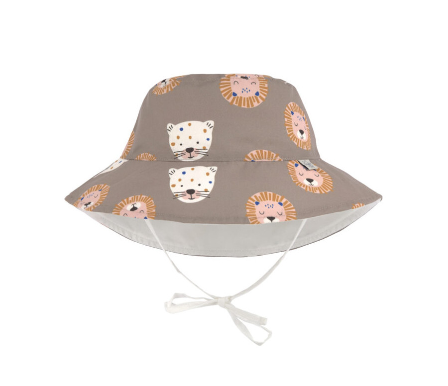 Sun Protection Bucket Hat wild cats choco 07-18 mon.