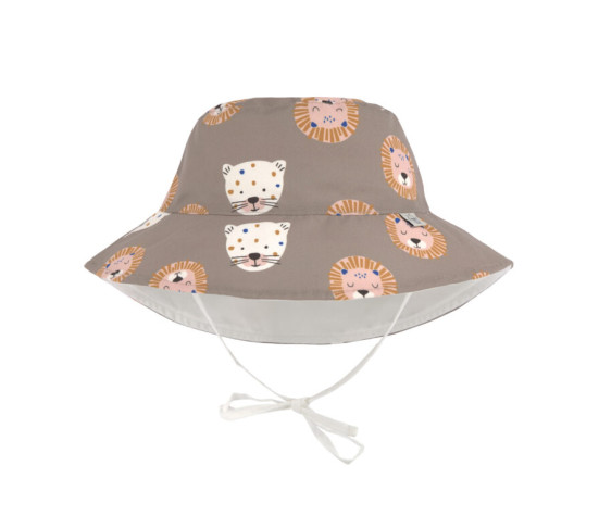 Sun Protection Bucket Hat wild cats choco 07-18 mon.