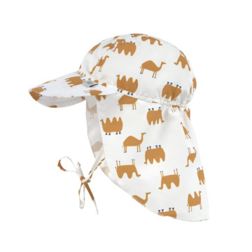 Sun Protection Flap Hat camel nature 07-18 mon.