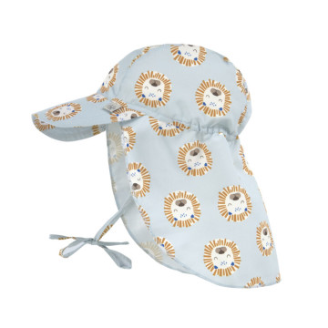 Sun Protection Flap Hat lion powder blue 07-18 mon.