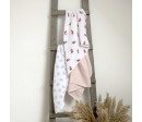 Swaddle Burp blanket 60x60 Little Forest rabbit