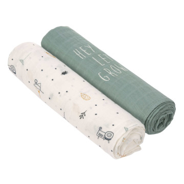 Swaddle Heav. Soft 120x120 Gard. Explo. boys