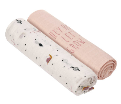 Swaddle Heav. Soft 120x120 Gard. Explo. girls