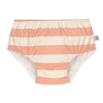 Swim Diaper 2023 Girls block stripes milky/peach 07-12 mon.