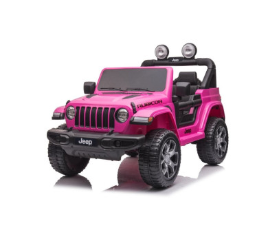 Dětské elektrické autíčko Baby Mix Jeep Wrangler Rubicon růžové