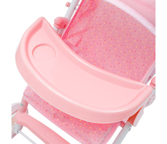 Sportovni kočárek pro panenky Baby Mix Lana pink