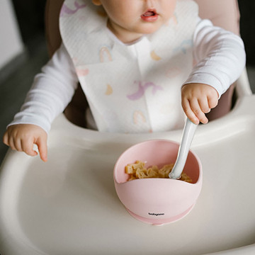 Dětská flexibilní lžička Baby Ono zelená