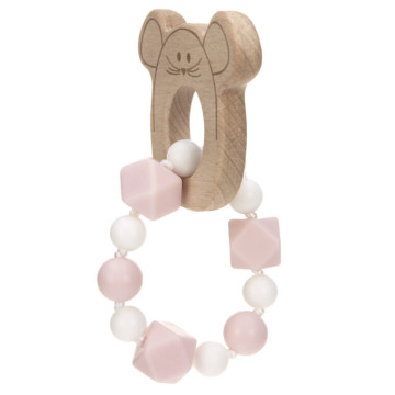 Teether Bracelet Wood/Silicone 2023 Little Chums mouse